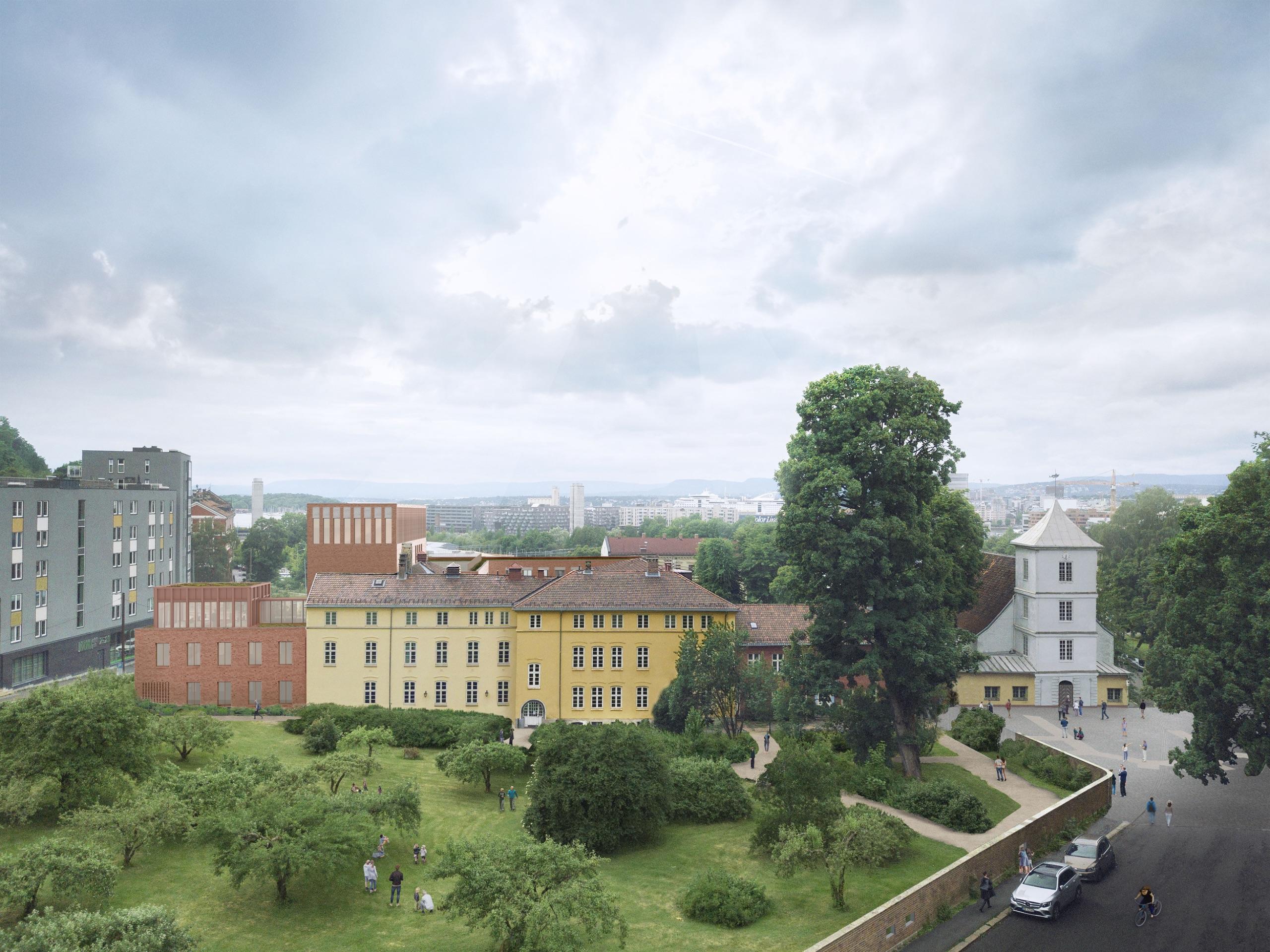 Illustrasjon - rød tegl - Hospitalhagen - opprinnelig himmel - lav kvalitet.jpg