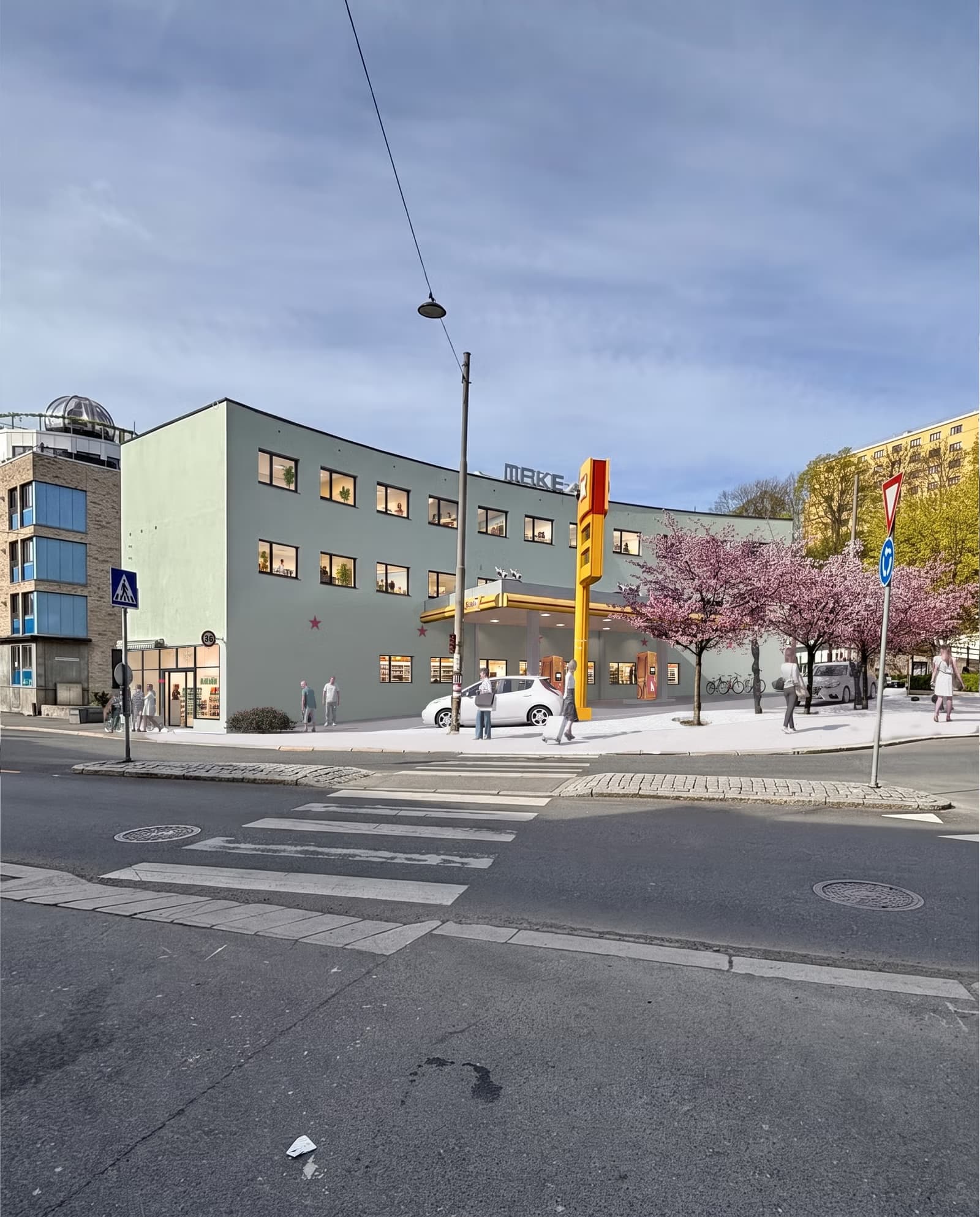 Mulig ladestasjon med hurtigladere.avif
